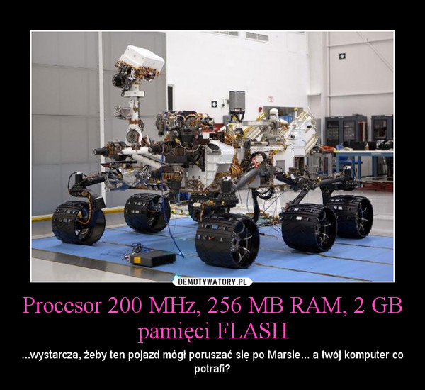 Procesor 200 MHz, 256 MB RAM, 2 GB pamięci FLASH