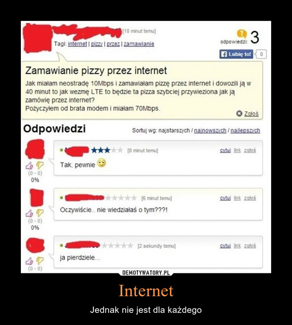 Internet – Jednak nie jest dla każdego 