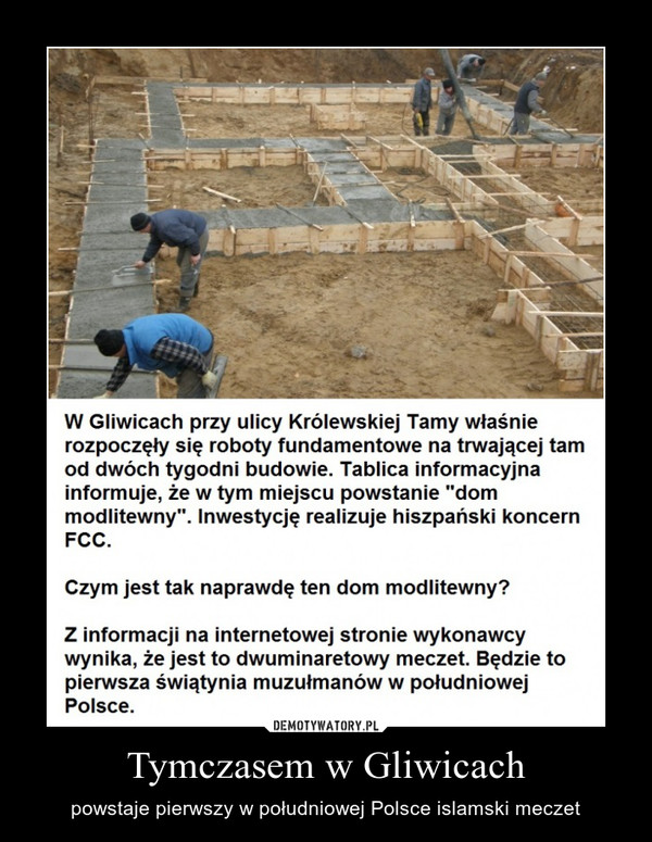 Tymczasem w Gliwicach – powstaje pierwszy w południowej Polsce islamski meczet 