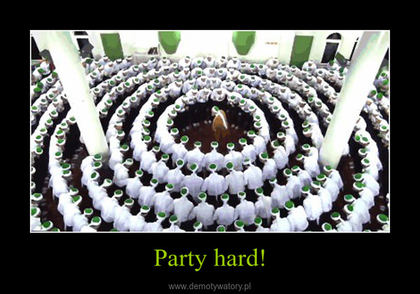 Party hard! –  