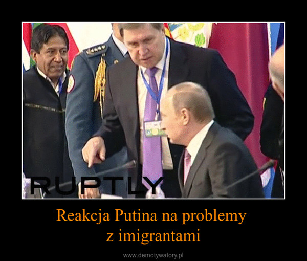 Reakcja Putina na problemy z imigrantami –  
