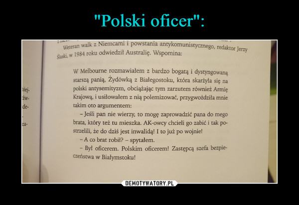 "Polski oficer":