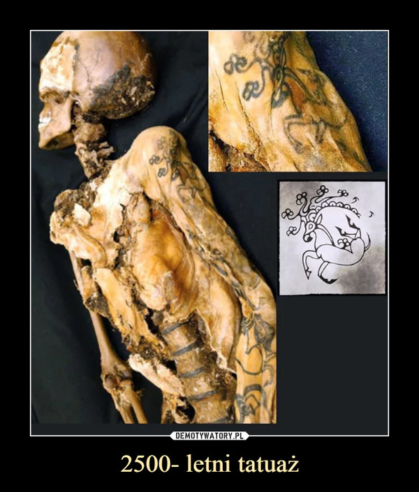 2500- letni tatuaż –  