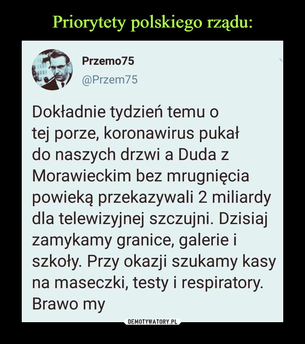 Priorytety polskiego rządu: