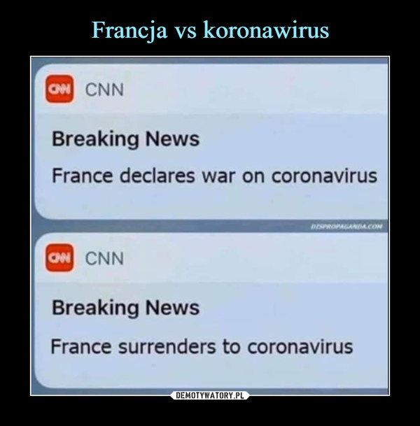 Francja vs koronawirus