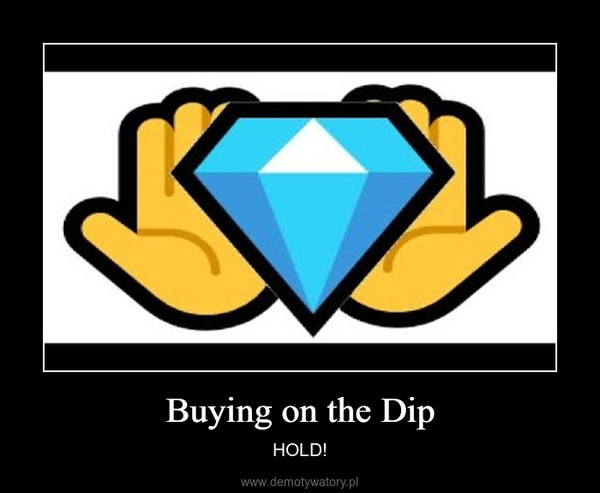 Buying on the Dip – HOLD! 