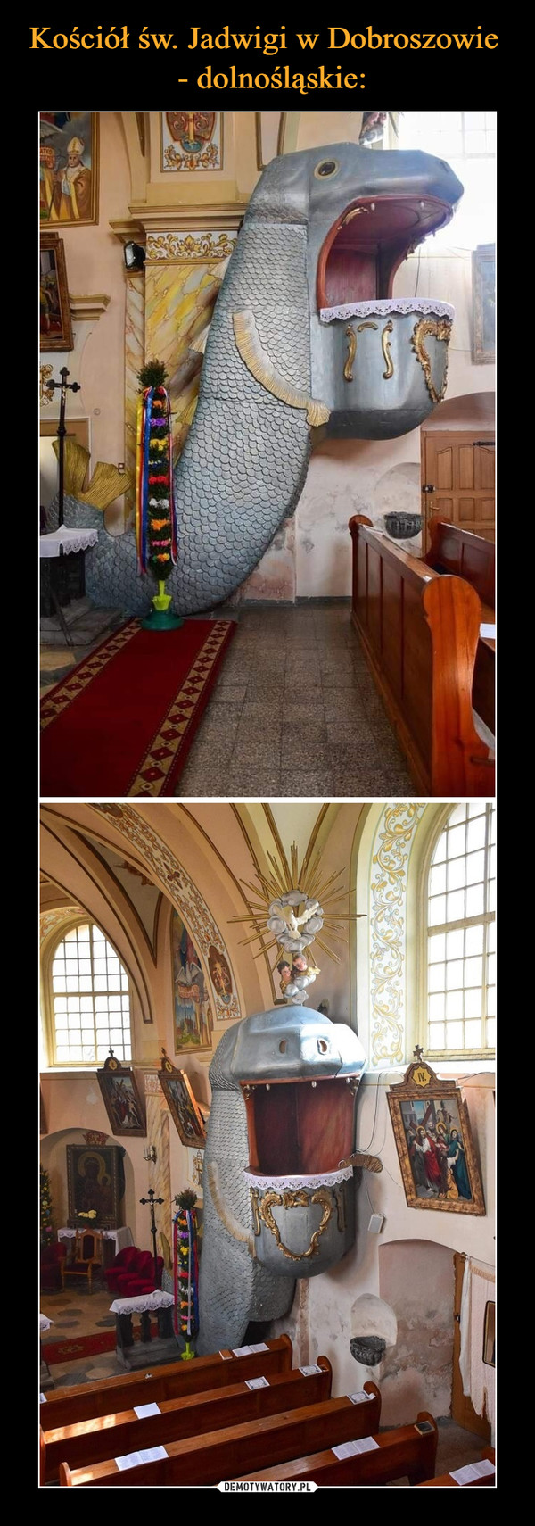 Kościół św. Jadwigi w Dobroszowie 
 - dolnośląskie: