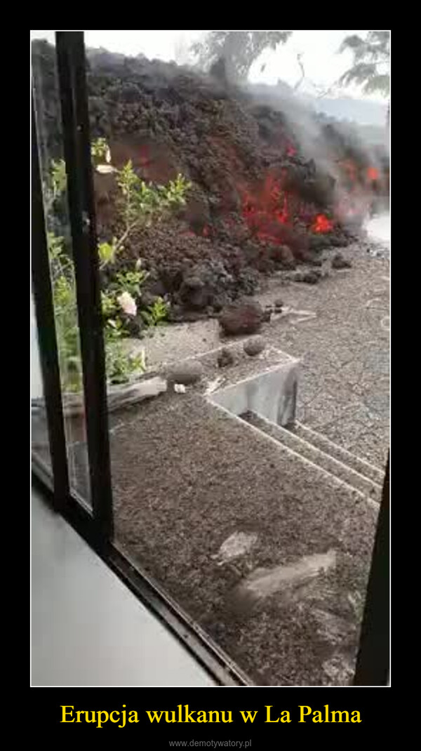 Erupcja wulkanu w La Palma –  