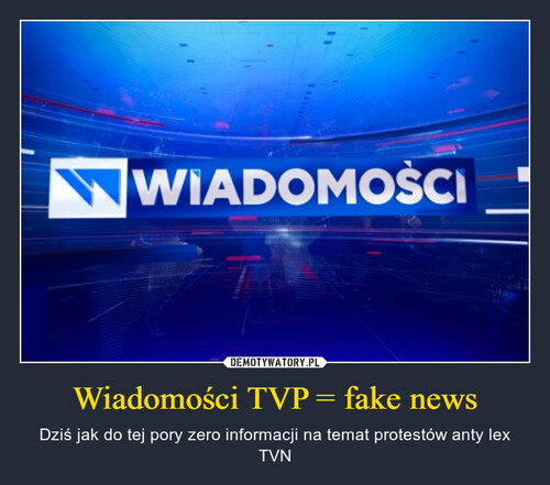 Wiadomości TVP = fake news