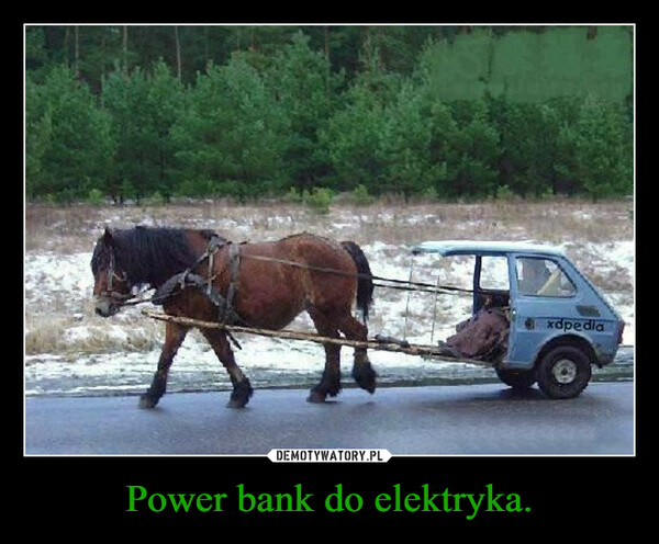 Power bank do elektryka. –  