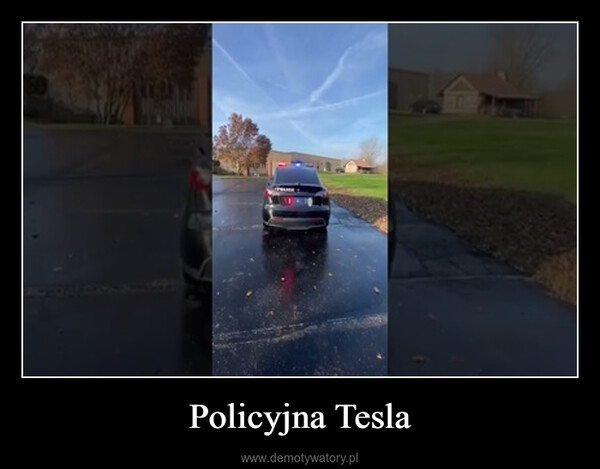 Policyjna Tesla –  