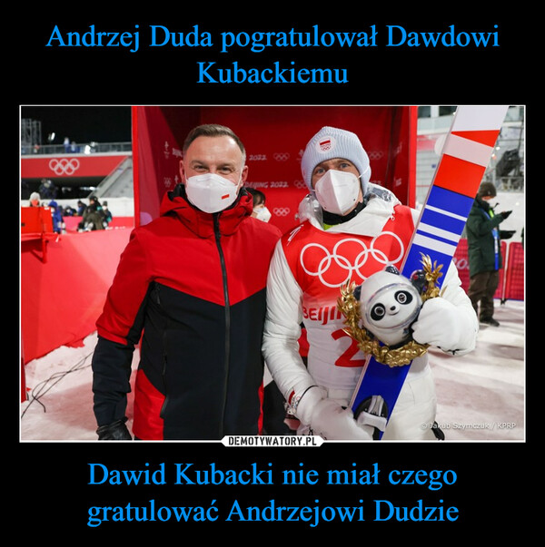 Dawid Kubacki nie miał czego gratulować Andrzejowi Dudzie –  