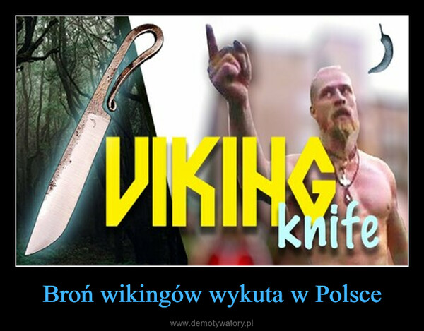 Broń wikingów wykuta w Polsce –  