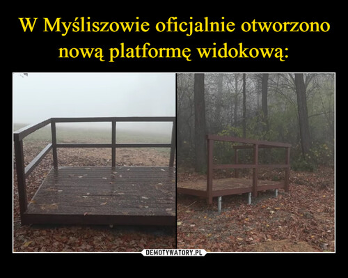 W Myśliszowie oficjalnie otworzono nową platformę widokową: