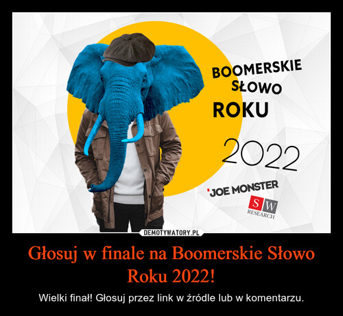 Głosuj w finale na Boomerskie Słowo Roku 2022!
