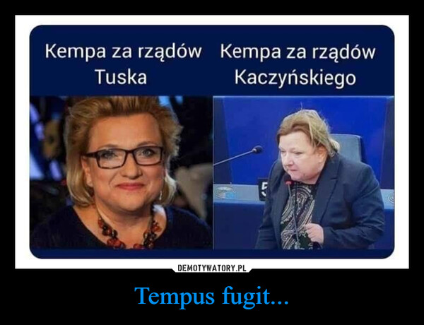 Tempus fugit... –  Kempa za rządówTuskaKempa za rządówKaczyńskiego